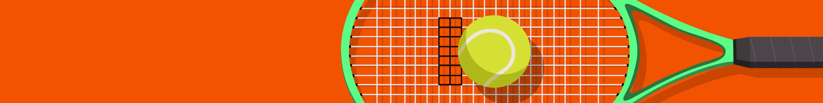 10/10 tennis betting experience. Tennis racket with the 10bet logo branded in the middle using a tennis ball for the number zero.
